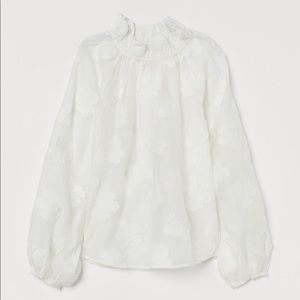 H&M Frill Collar Top